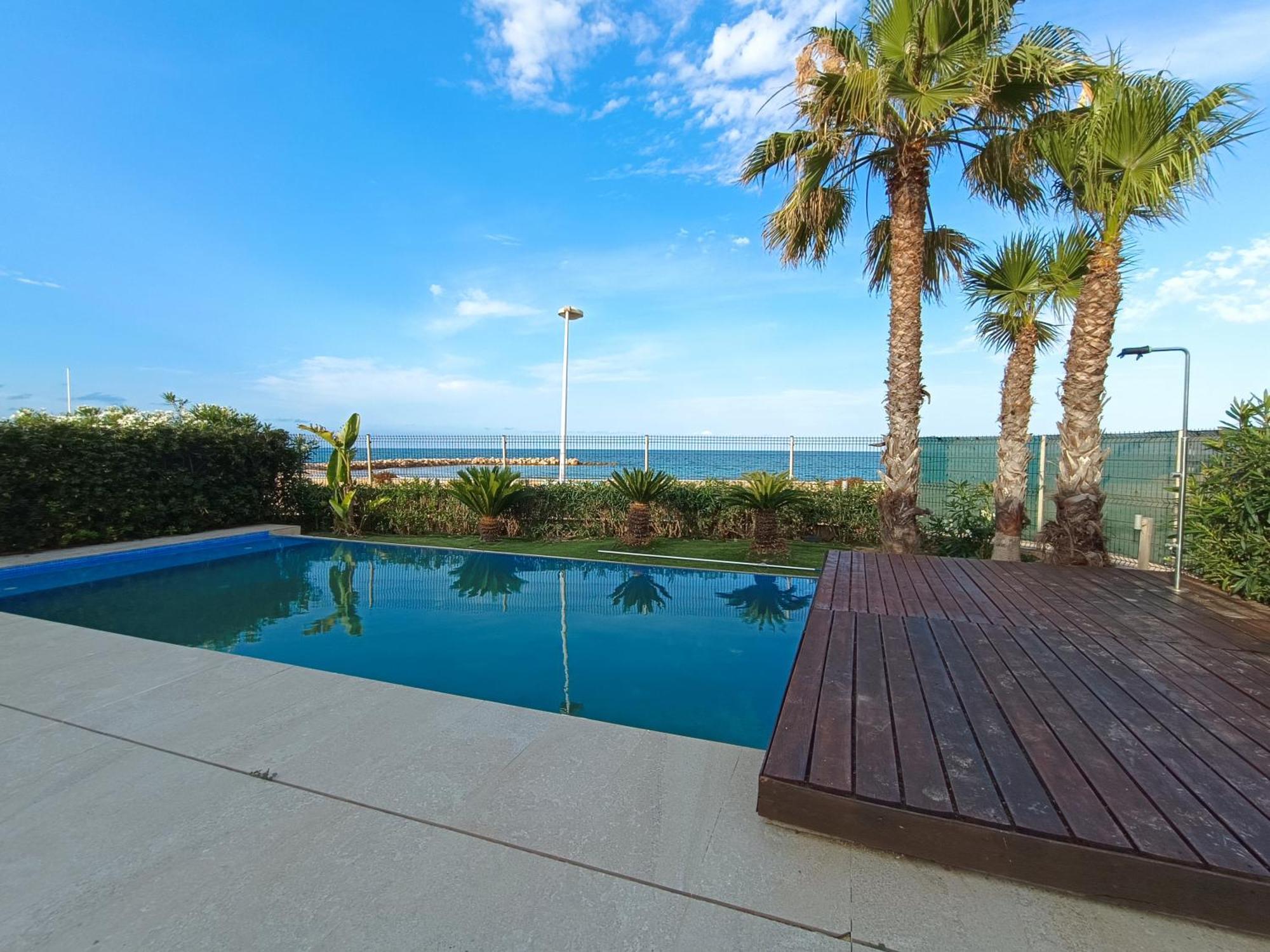Casa Del Mar, Piscina Privada Frente Al Mar Villa Cullera Exterior photo