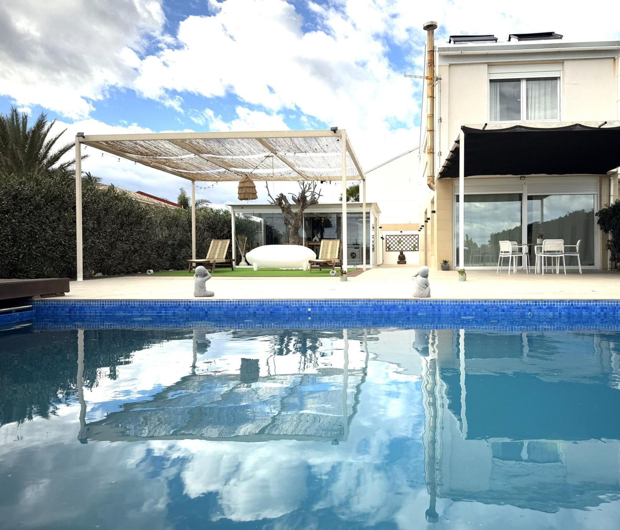 Casa Del Mar, Piscina Privada Frente Al Mar Villa Cullera Exterior photo